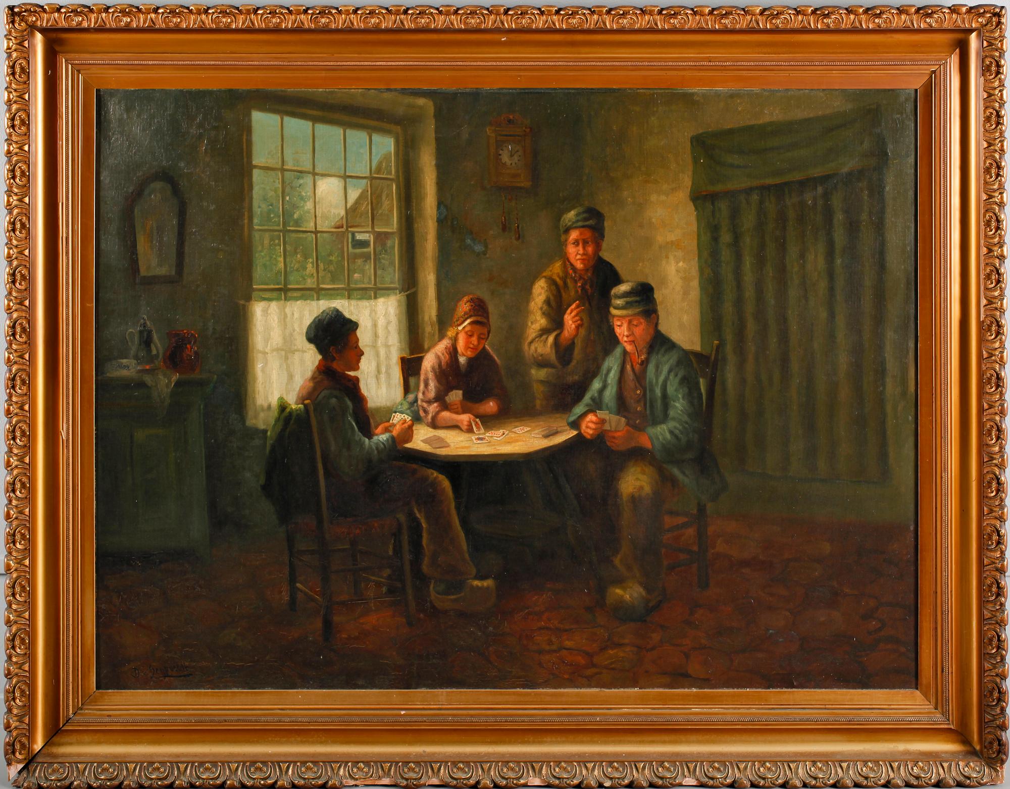 D V SEIJPVELDT, olja på duk, signerad.