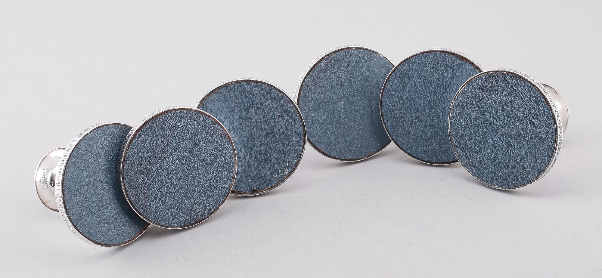LJUSSTAKAR, 6 st, silver, Ceson, 1968, 1976 och 1977.