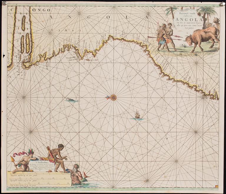 KARTA, kopparstick, 1700-tal.