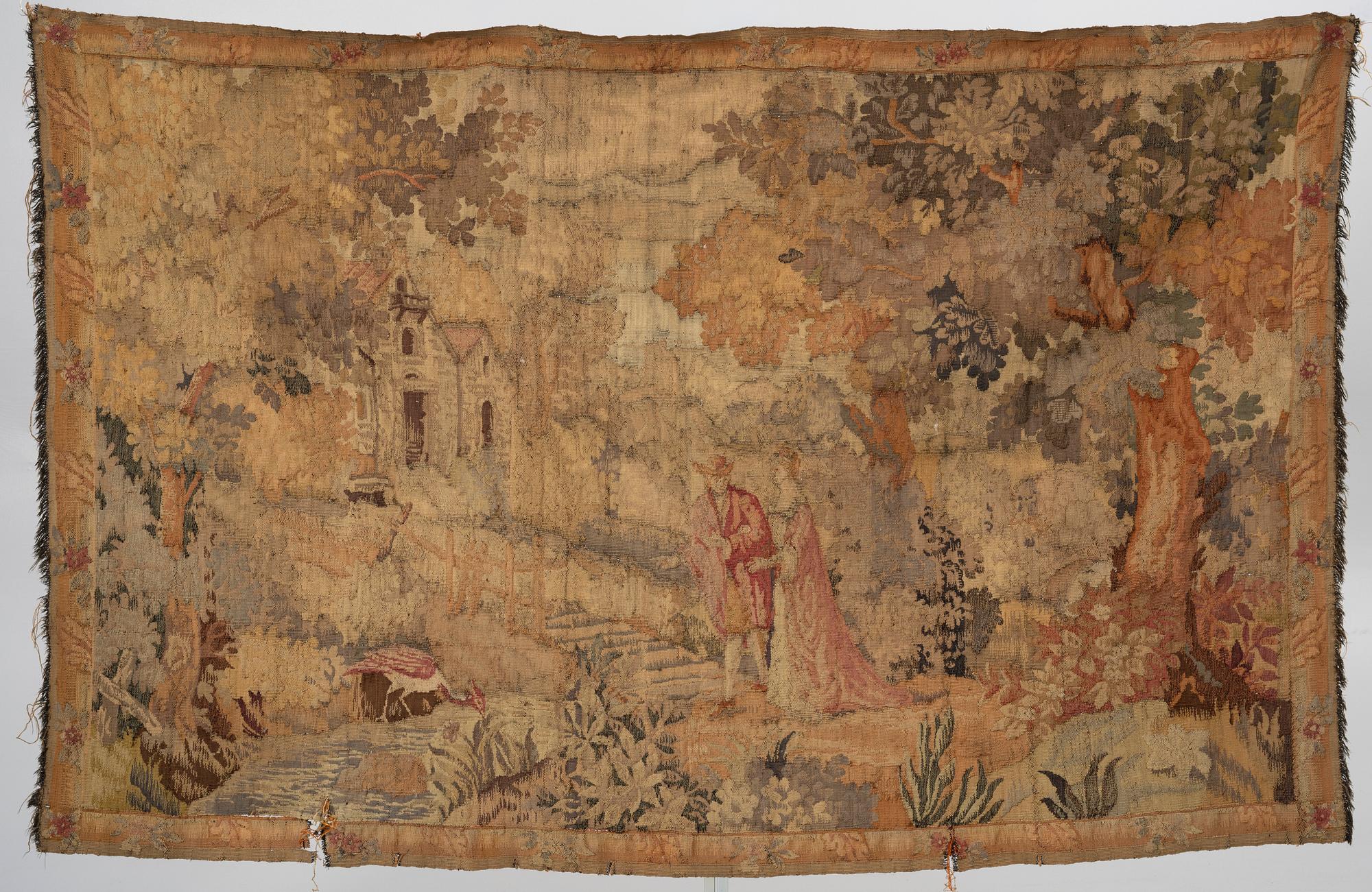 A European Tapestry, circa 1900, 154 x 240 cm.