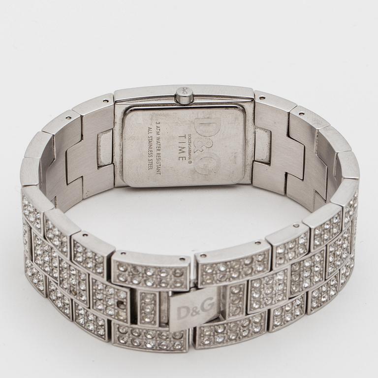 D&G Time, Dolce & Gabbana, wristwatch, 21,5 x 28 mm.