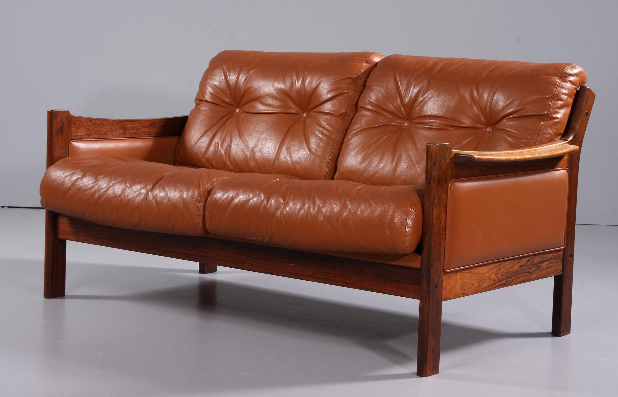 SOFFA, Bruksbo, Norge, etikettmärkt, 1960/1970-tal.