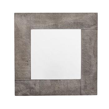 307. A Björn Trägårdh pewter mirror, Svenskt Tenn, Stockholm 1930's.