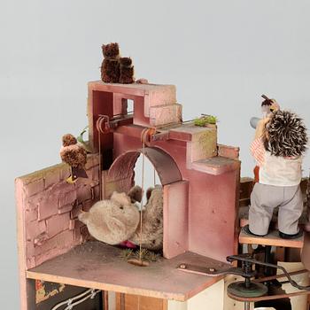 STEIFF, butiksdisplay, omkring 1900-talets mitt/tredje kvartal.