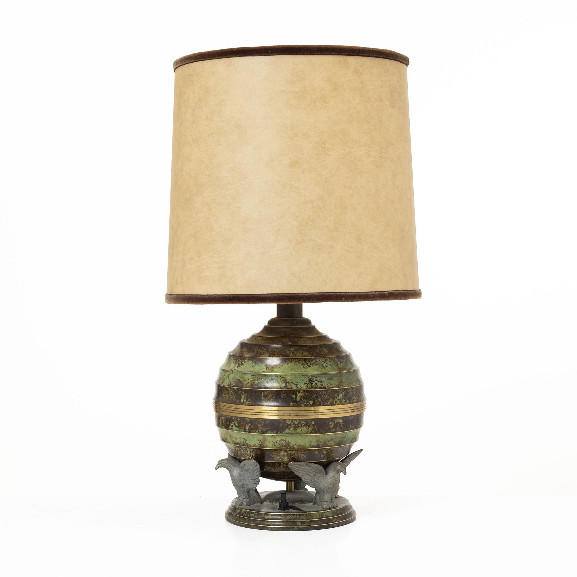 An Art Deco table lamp, 1920s/30s.