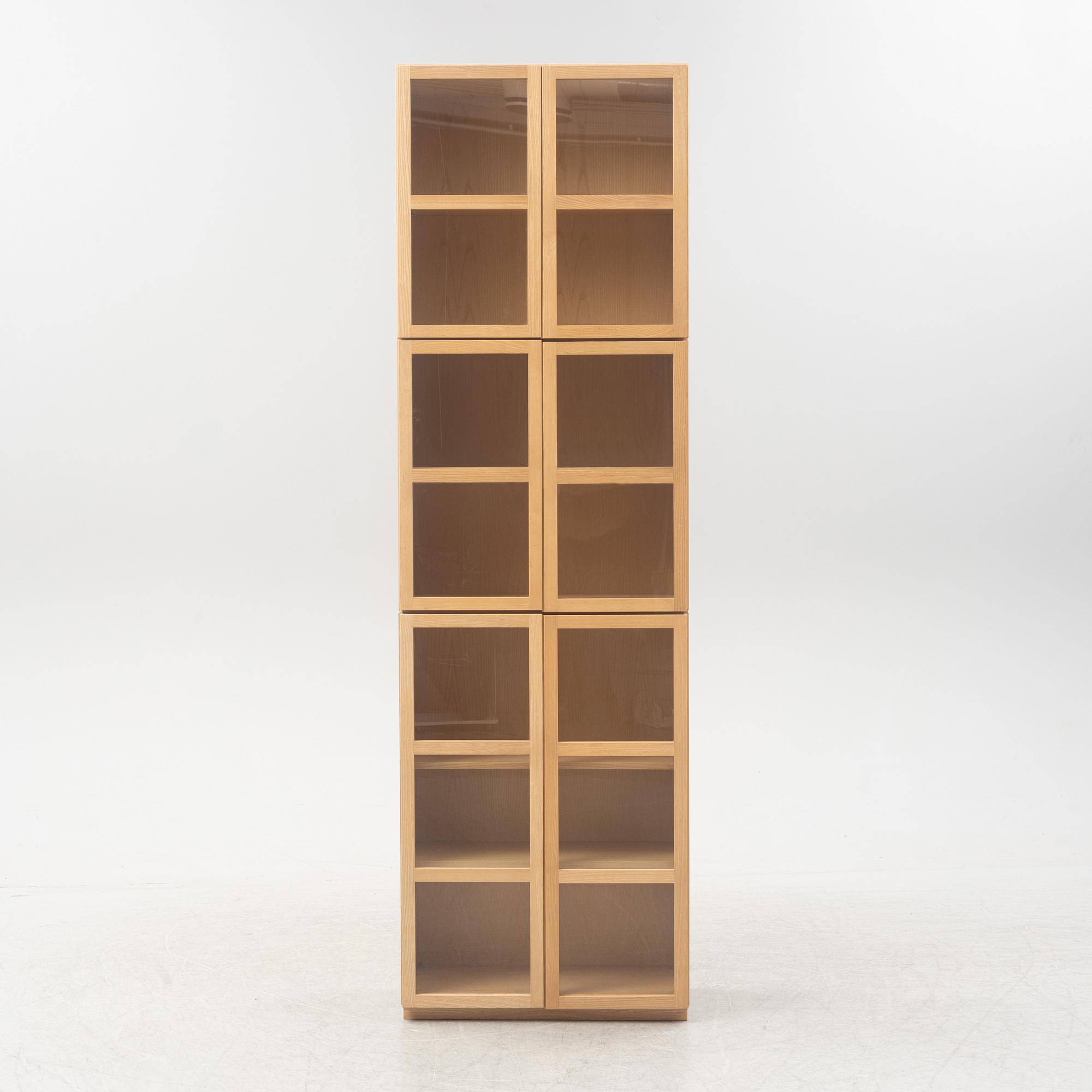 Titti Fabian, an oak veneered sideboard or book case, "Book", The Ideal Form Team, Italy.