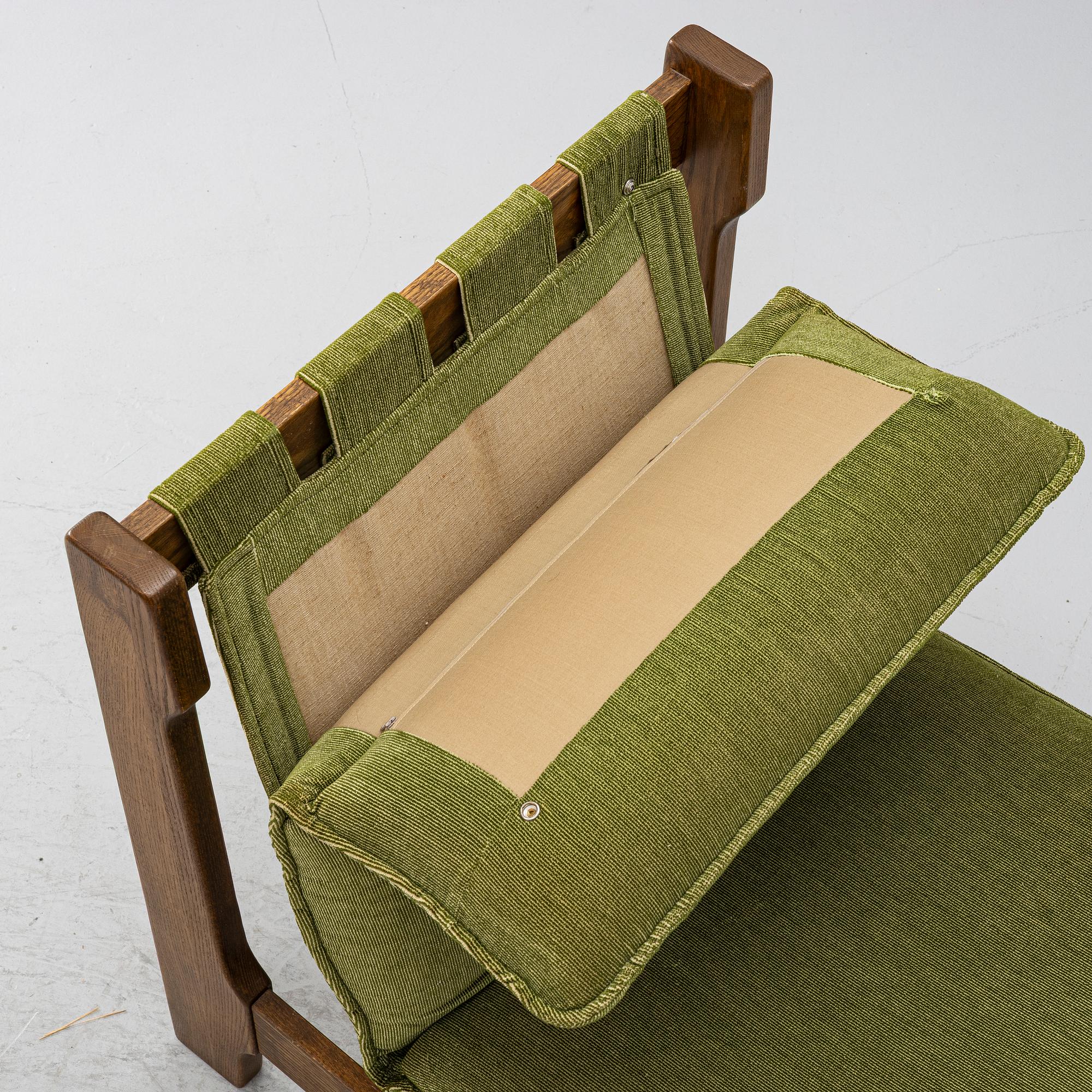 Armchairs, a pair, 1970s.