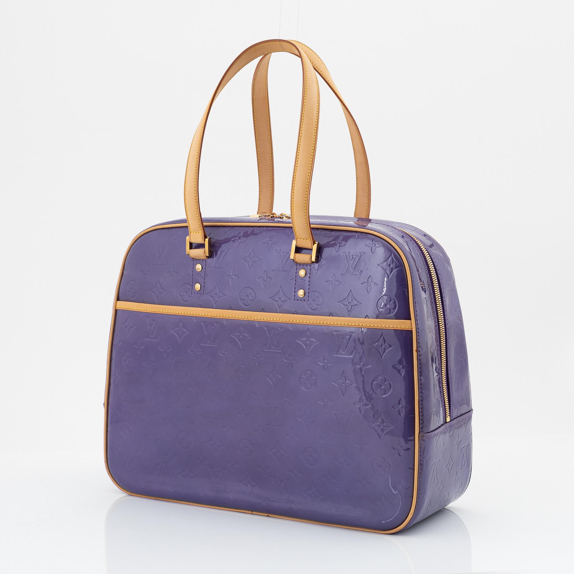 Louis Vuitton, a vernis 'Sutton Violet' bag, 2001.