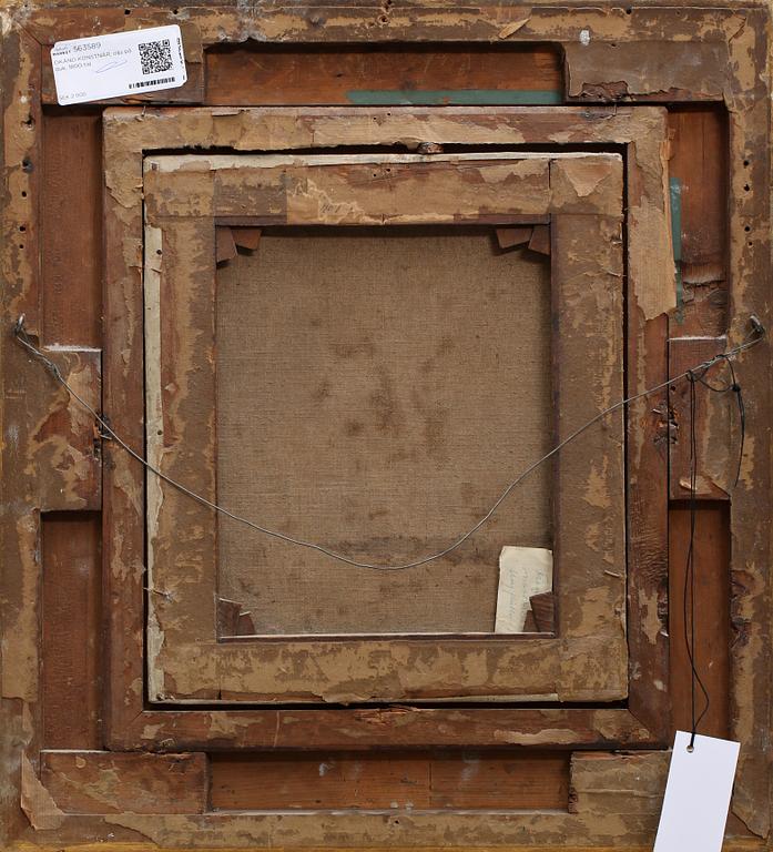 OKÄND KONSTNÄR, olja på duk, 1800-tal.