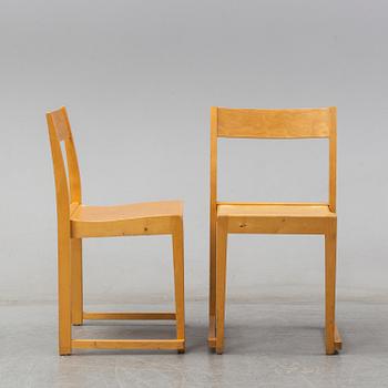 Sven Markelius, eight 'Orkesterstolen' chairs.