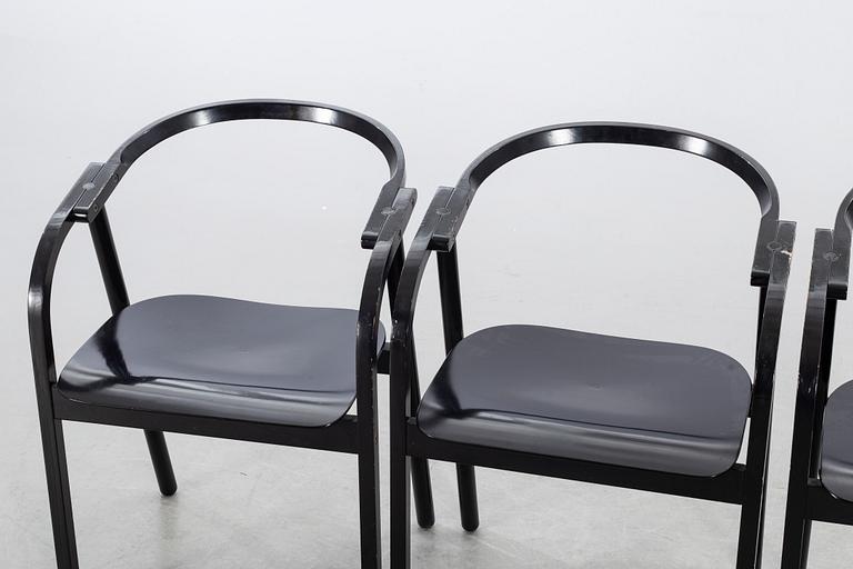 Four CHAIRS, second half of the 20th century.