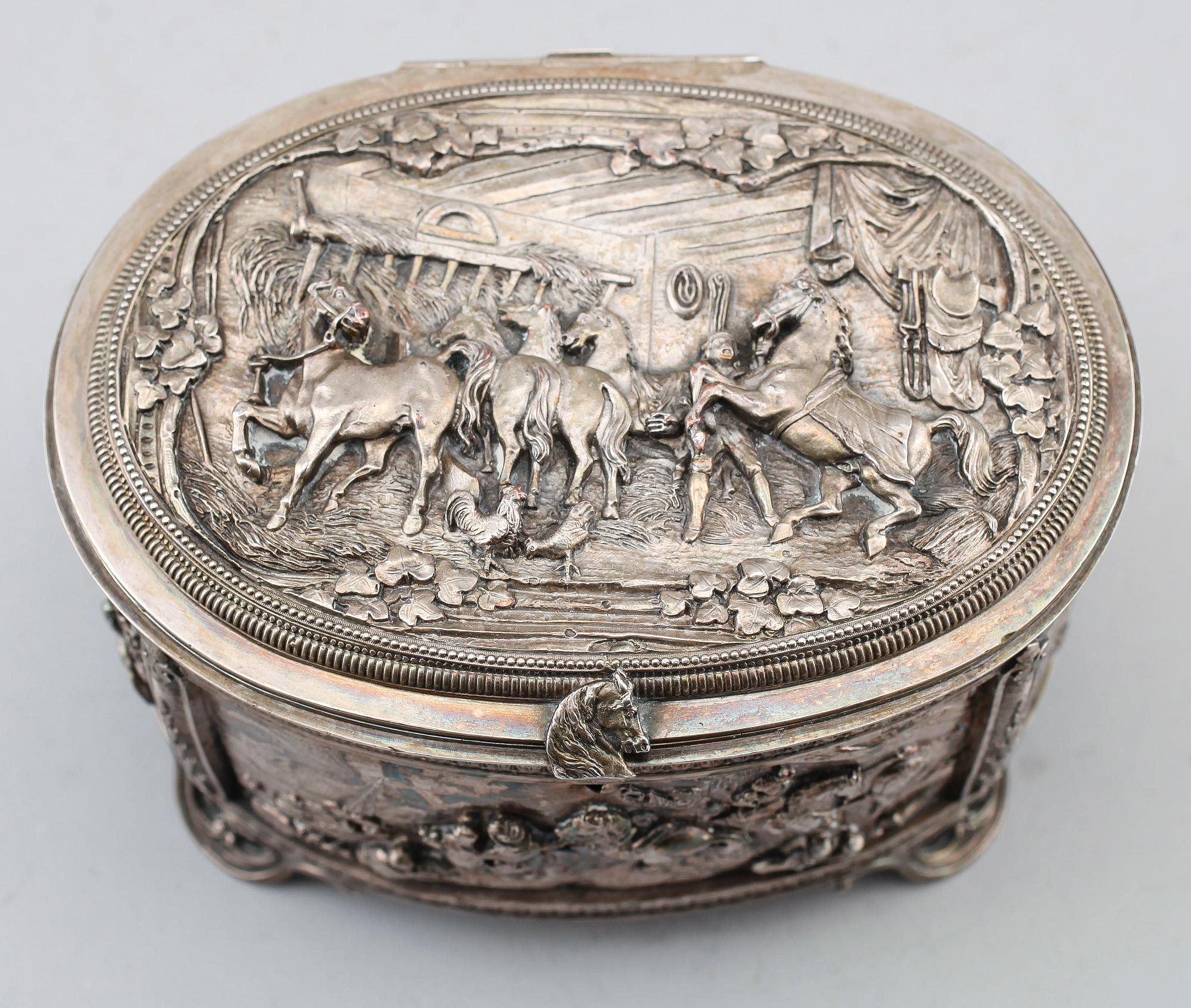 SKRIN, argent haché, möjligen Frankrike, 1800-talets andra hälft.