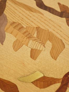 Klara Knutsson, a unique table, "Ornament", executed at Malmstens LiU, Stockholm, 2021.