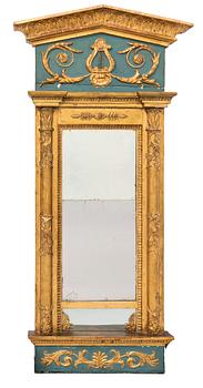 Mirror, Johan Martin Berg (mirror manufacturer in Gothenburg 1803- circa 1837), Empire.