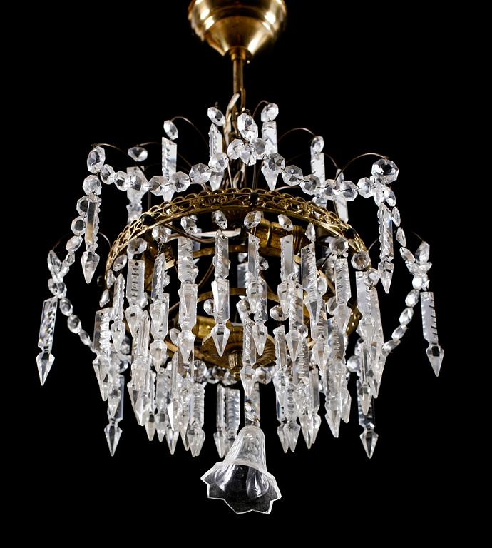 LJUSKRONA, 1900-talets mitt. Höjd ca 30 cm.