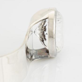 Schutz Lindahl,bangle silver with rock crystal.