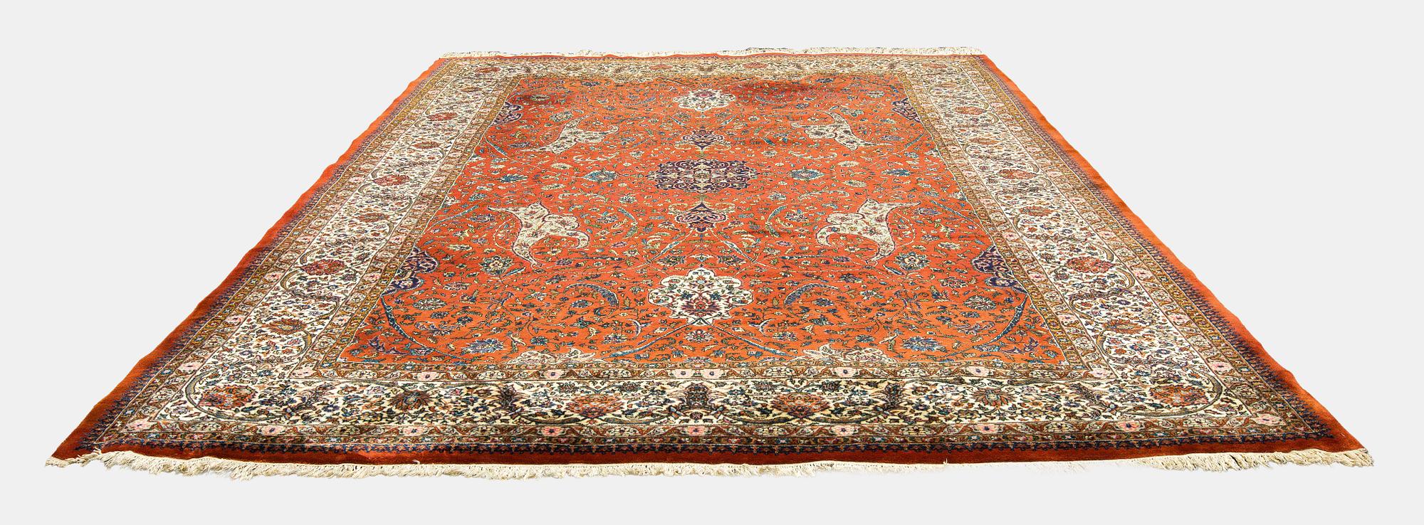 Carpet, Tabriz, old, c. 440 x 280 cm.