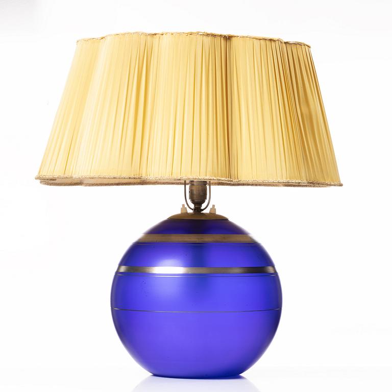 Malmö Metallvarufabrik, an imposing table lamp, variant of model "4173", Malmö, 1930s-40s.