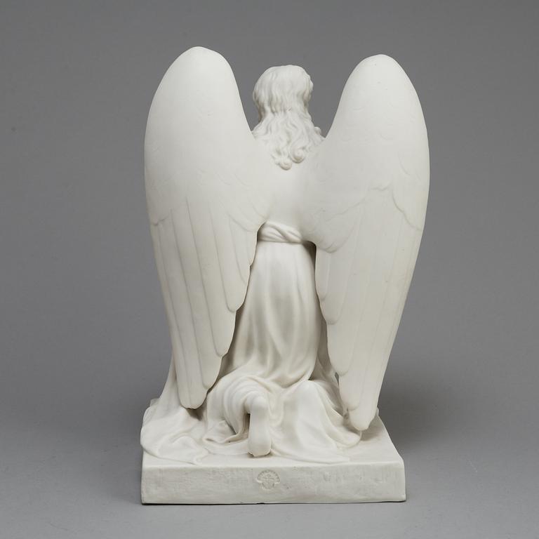 A LATE 19TH CENTURY PARIAN POCKET WATCH HOLDER, Gustafsberg.