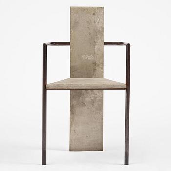 Jonas Bohlin, karmstol, "Concrete", ed. 86/100, Källemo, Värnamo, efter 1981.