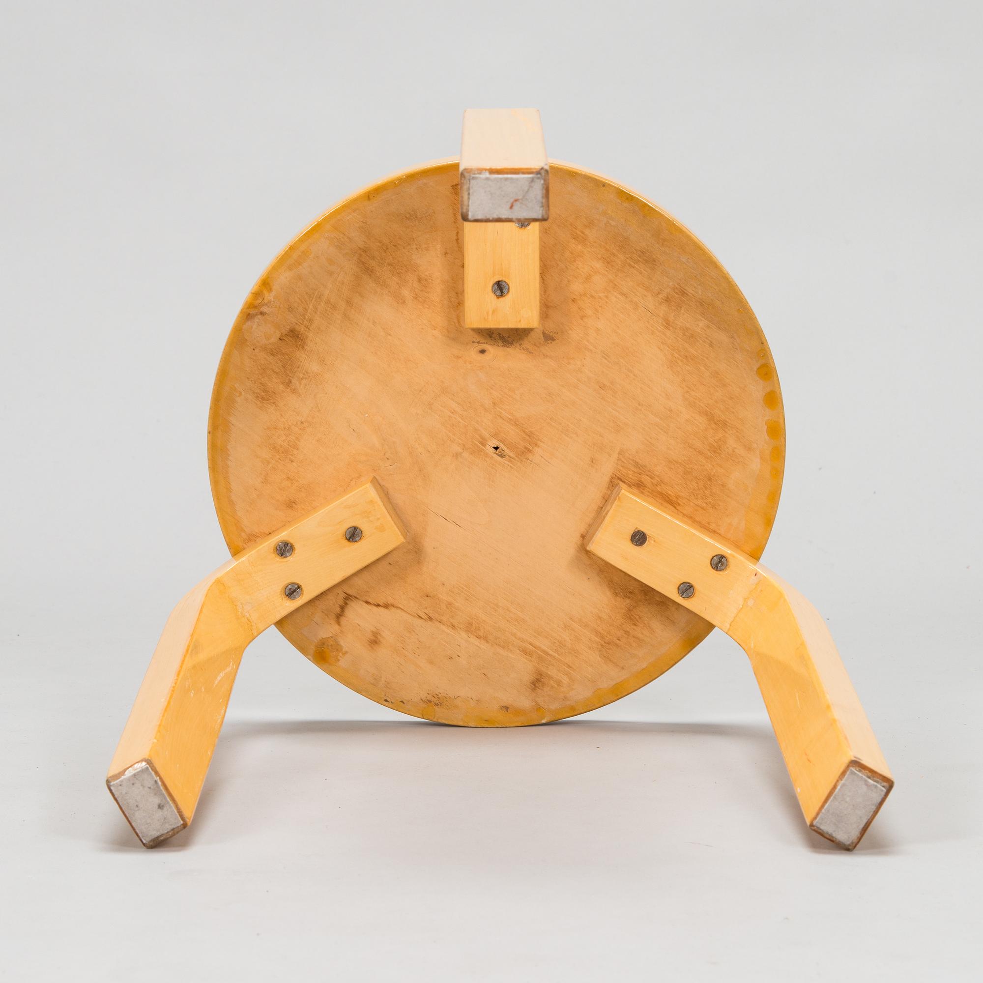 Alvar Aalto, tamburmöbler, 3 st för Artek 1950-tal och senare.