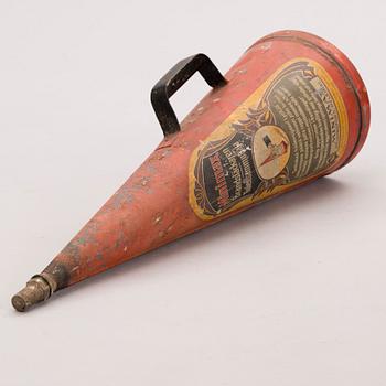 FIRE EXTINGUISHER, Helsinki, Finland, early 20th century, painted metal.