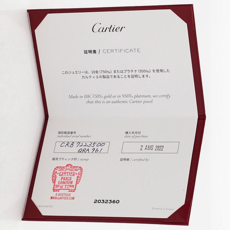 Cartier, halsband, "Trinity Pendant", 18K guld och en briljantslipad diamant.