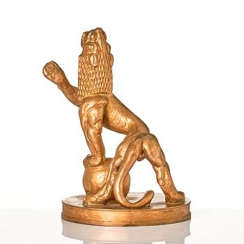 Carl Milles, "Heraldiskt lejon" (=Heraldic lion).