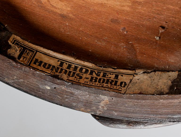 STOLAR, 4 st, Thonet Mundus-Borlova, 1900-talets första häft.