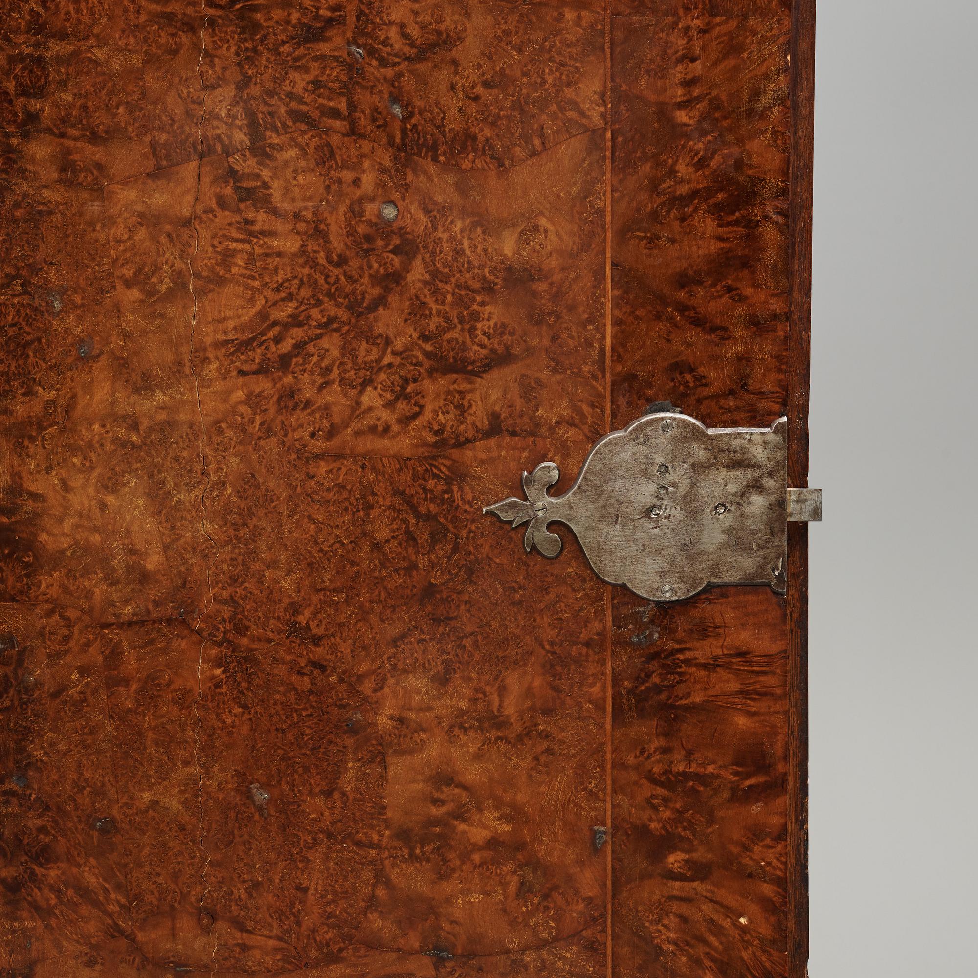 A Swedish late baroque cabinet, first half of the 18th century.