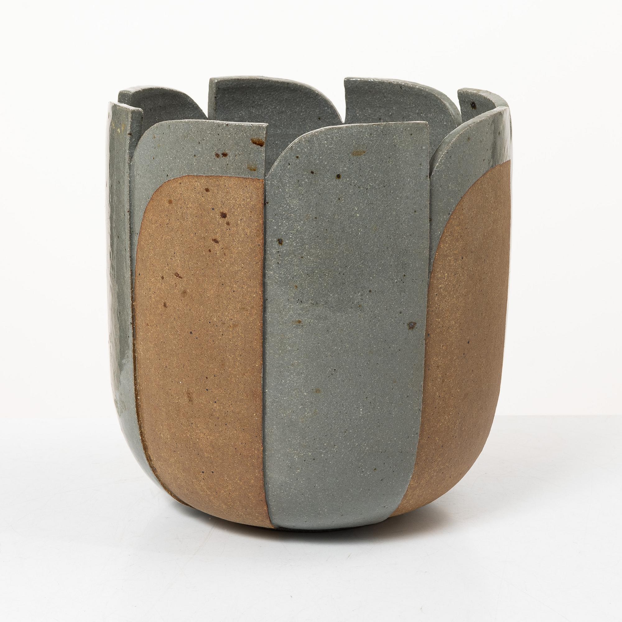 Margareta Hennix, vas, stengods, Gustavsberg Studio.
