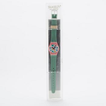 Swatch, Blue Lolly, wristwatch, 25 mm.