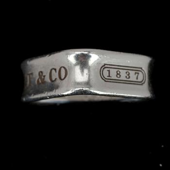 RING, sterling silver, Tiffany & Co., vikt 10,1 g.
