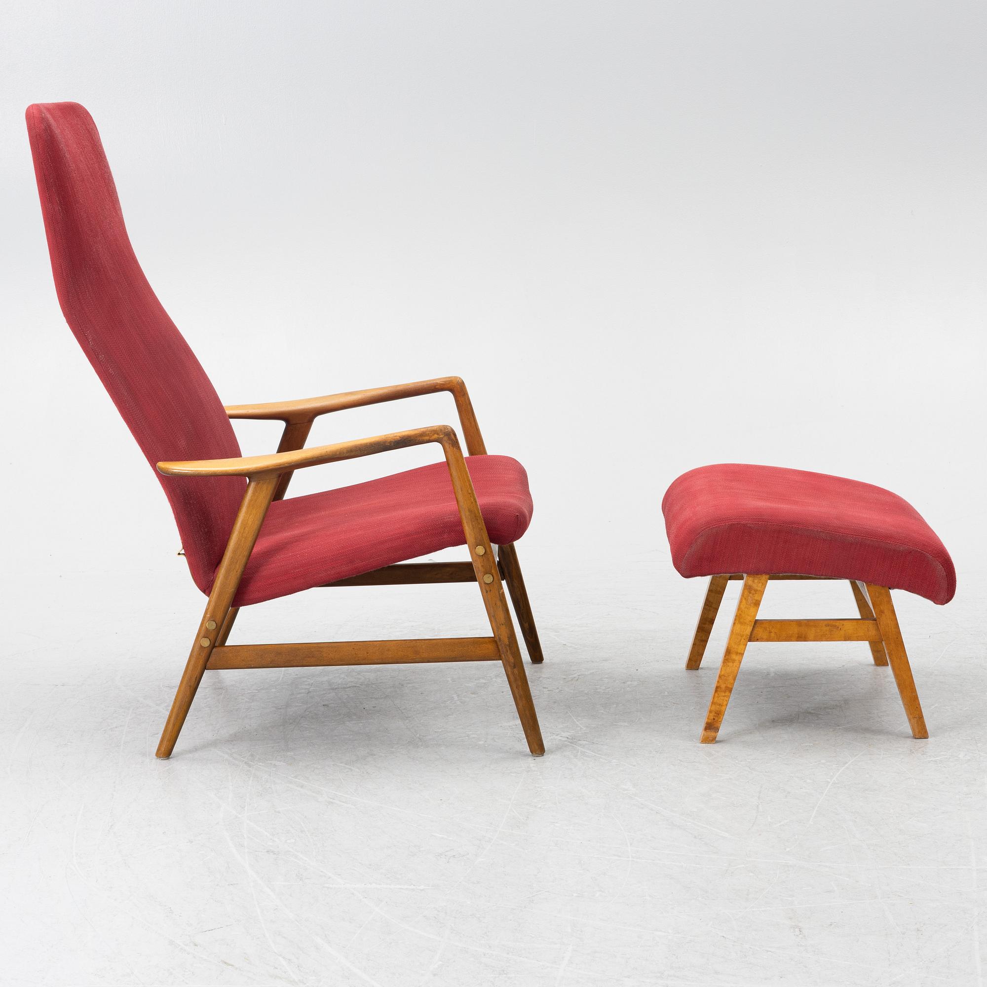 Alf Svensson, Armchair from the 'Contour series' Bra Bohag Ljungs industrier, 1960s.