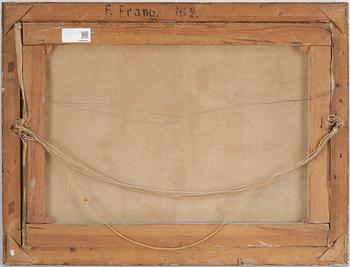 FELIX FRANG-PAHLAMA, olja på duk. Signerad och daterad 1900.