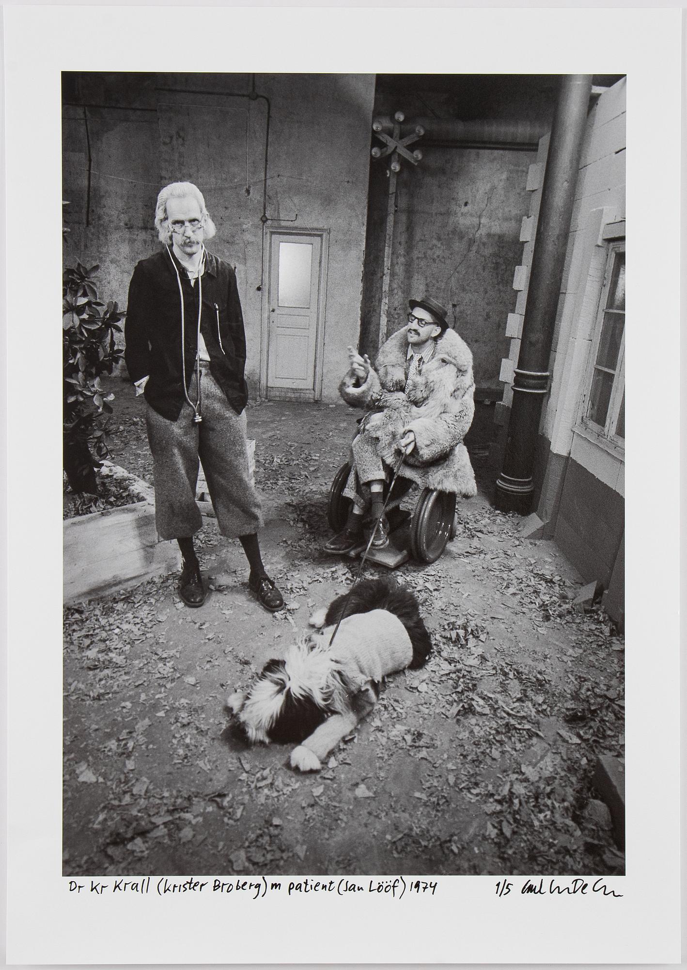 Carl Johan De Geer, photo, signed 1/5.
