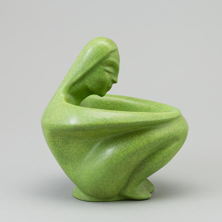GÉZA GORKA, a ceranmic sculpture from Nógrádveröce, Hungary, 1930's.