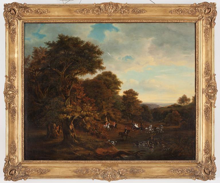 HORACE VERNET, tillskriven, olja på duk.