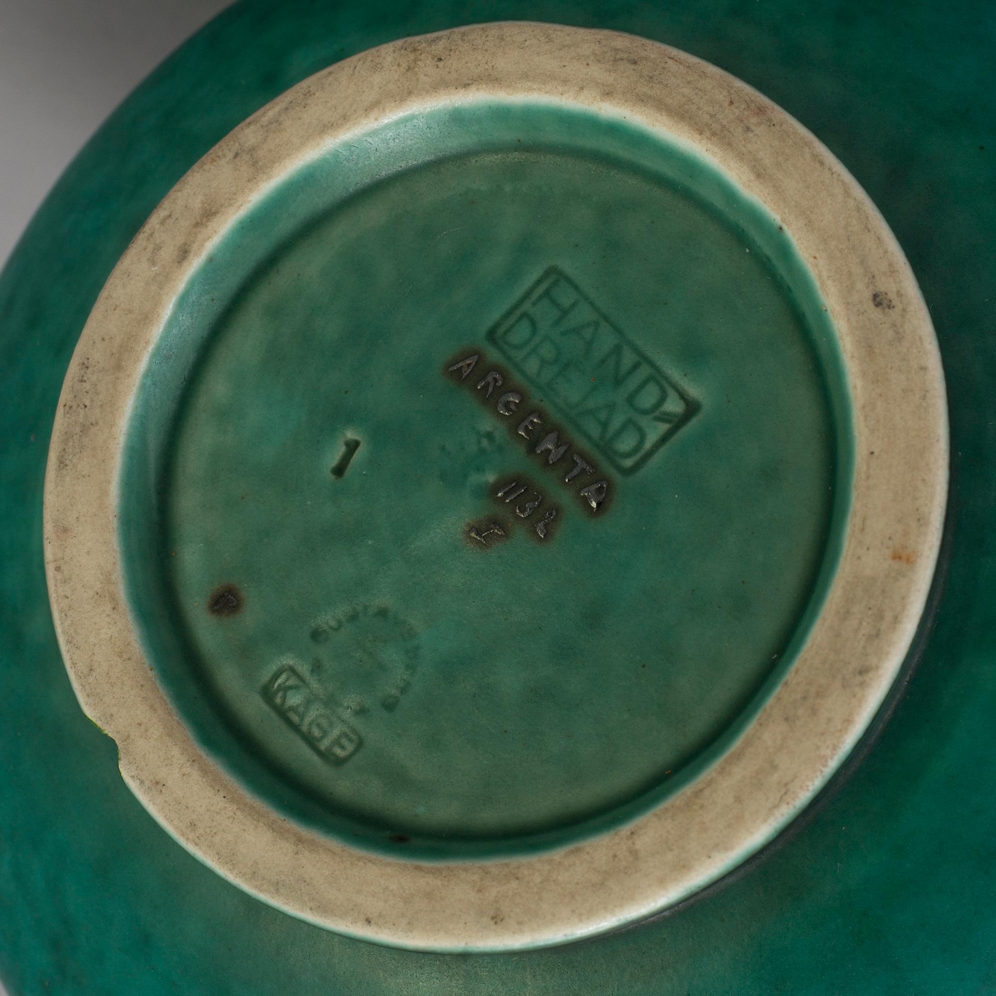 WILHELM KÅGE, stengods, "Argenta", Gustavsberg,