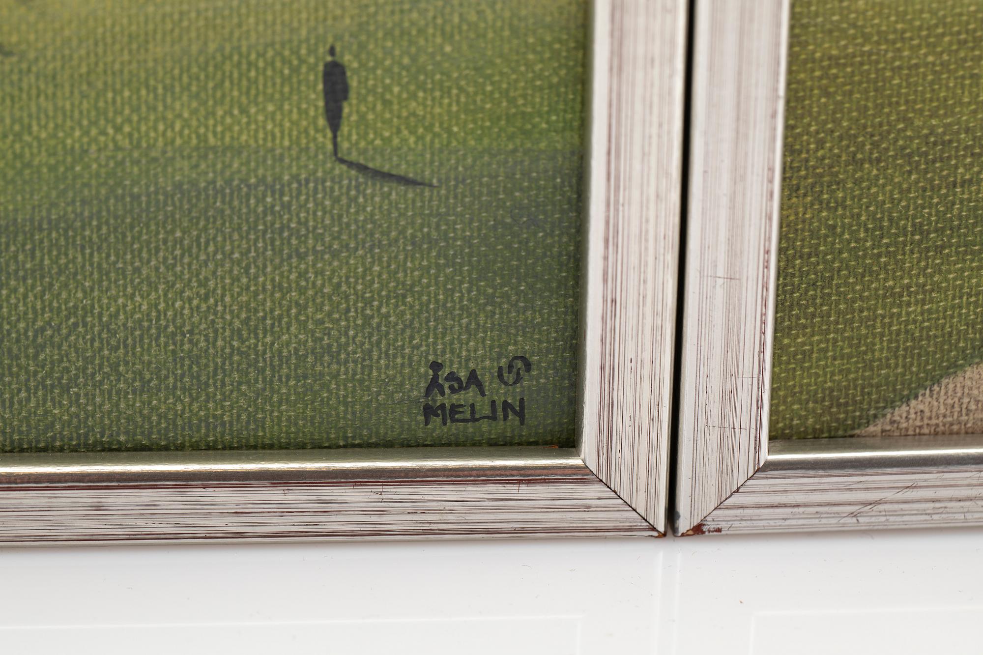 Åsa Melin, "På väg" och "Vandring".