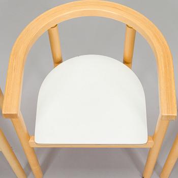 Ben af Schultén, a set of four late 20th century children's chairs, Artek, Finland.