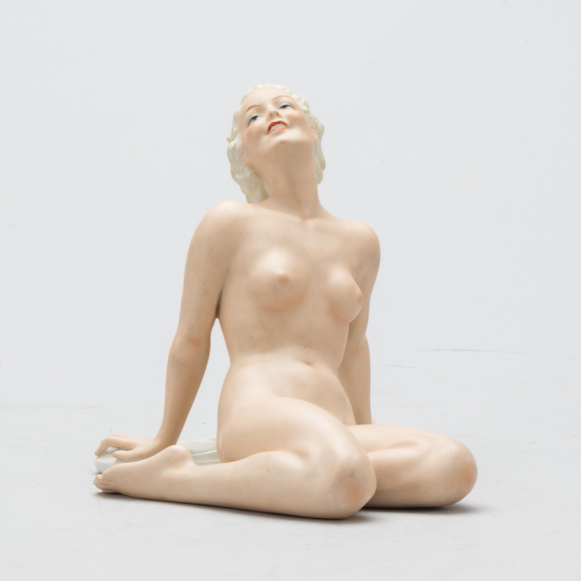 FIGURIN, porslin, Wallendorf, Tyskland, 1900-talets första hälft.