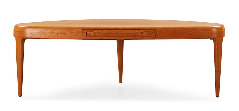 A Johannes Andersen teak sofa table, Sweden 1950-60's.