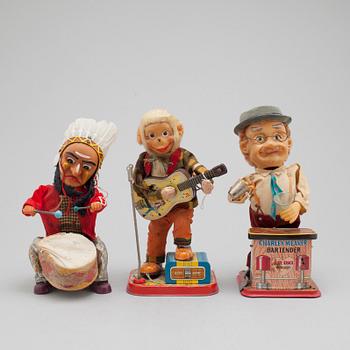 Three mid 20th century toys.