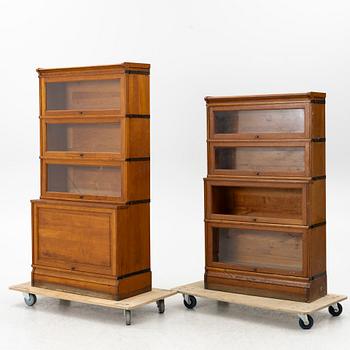 Two book cabinets, 20th century.