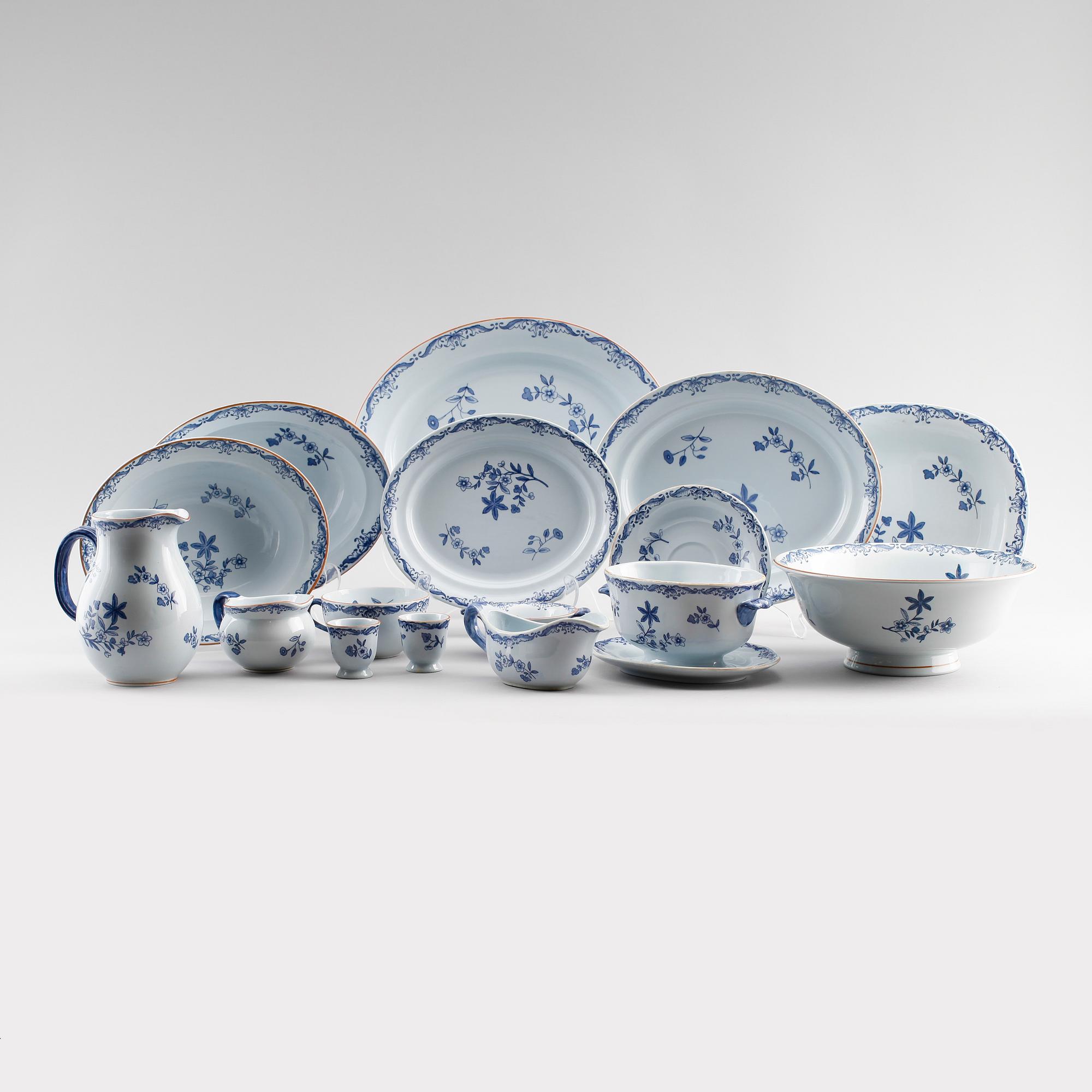 SERVISPORSLIN, 90 delar, "Ostindia", Rörstrand.