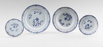 SERVISPORSLIN, 90 delar, "Ostindia", Rörstrand.