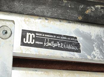 SKRIVBORDSSTOL, "Mondo", Karl-Erik Ekselius för JOC möbler, Vetlanda, 1970-tal.