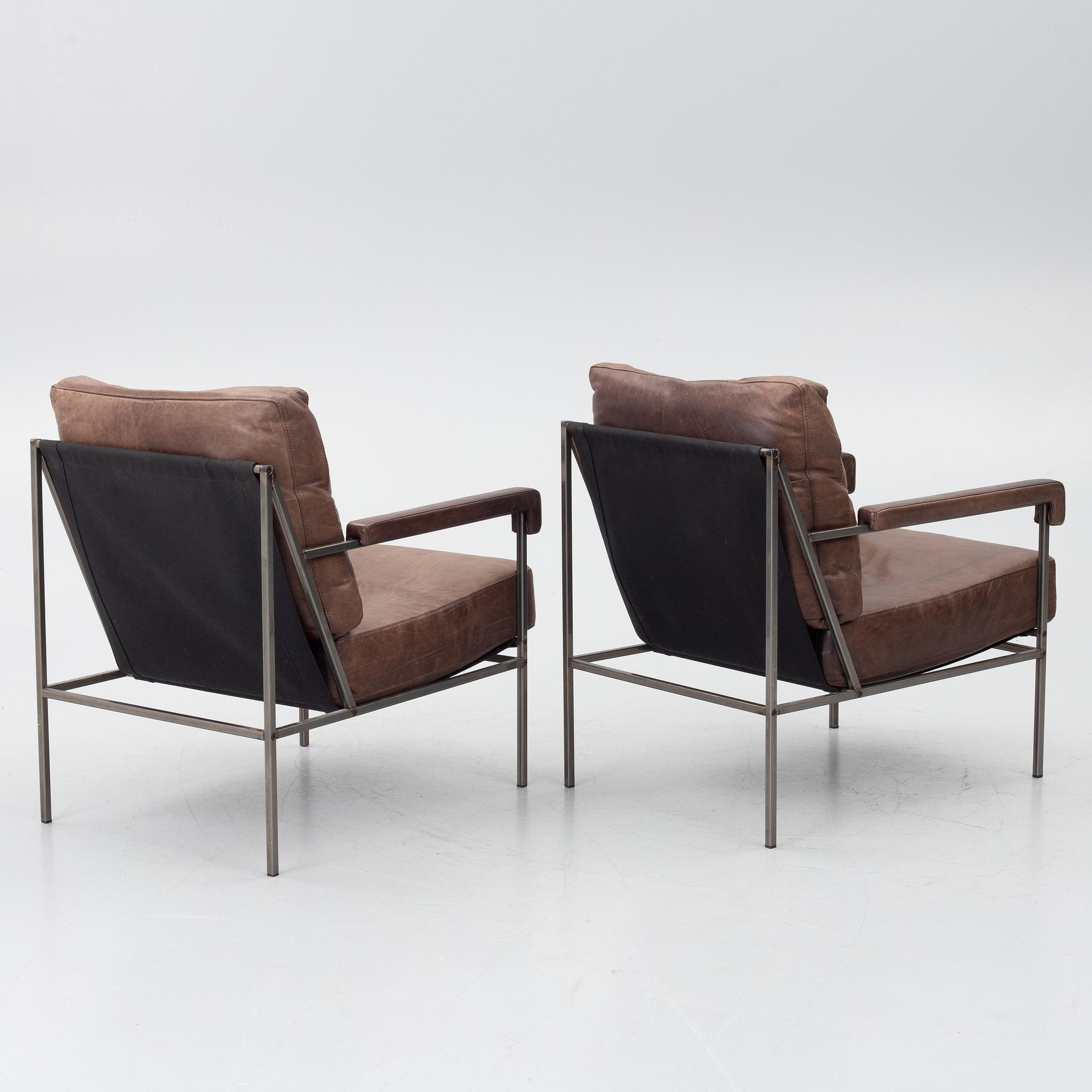Jonas Ihreborn, a pair of 'Seventy-Five' armchairs, 2017.