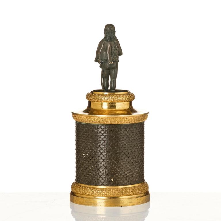 Reseljusstake med skrivutensilier, Frankrike, 1800-talets början, Empire.